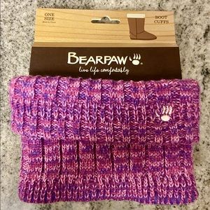Bearpaw Boot Cuff- NWT purple